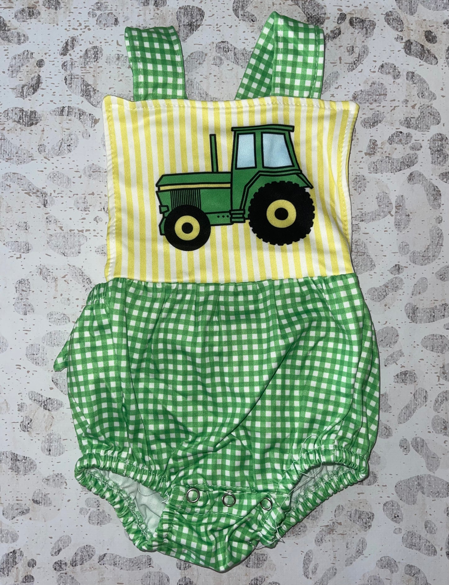 Green & Yellow Tractor Bubble