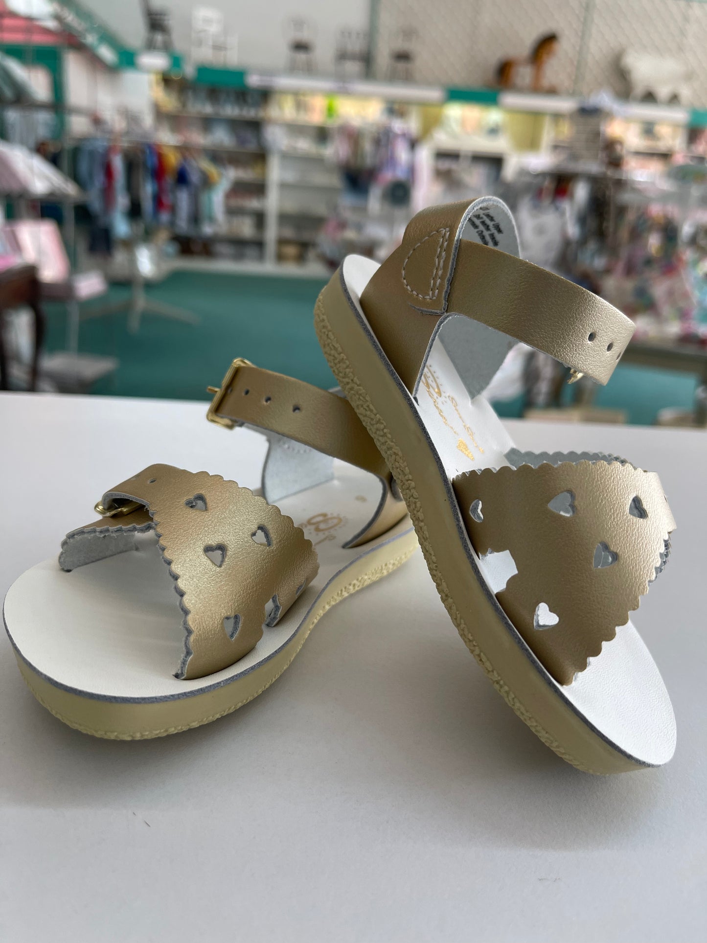 Sun Sans Sweetheart Shoes- gold