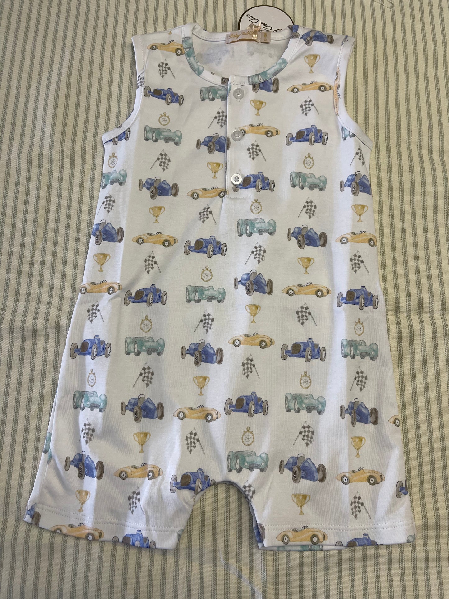 Baby Club Chic Auto Race Romper