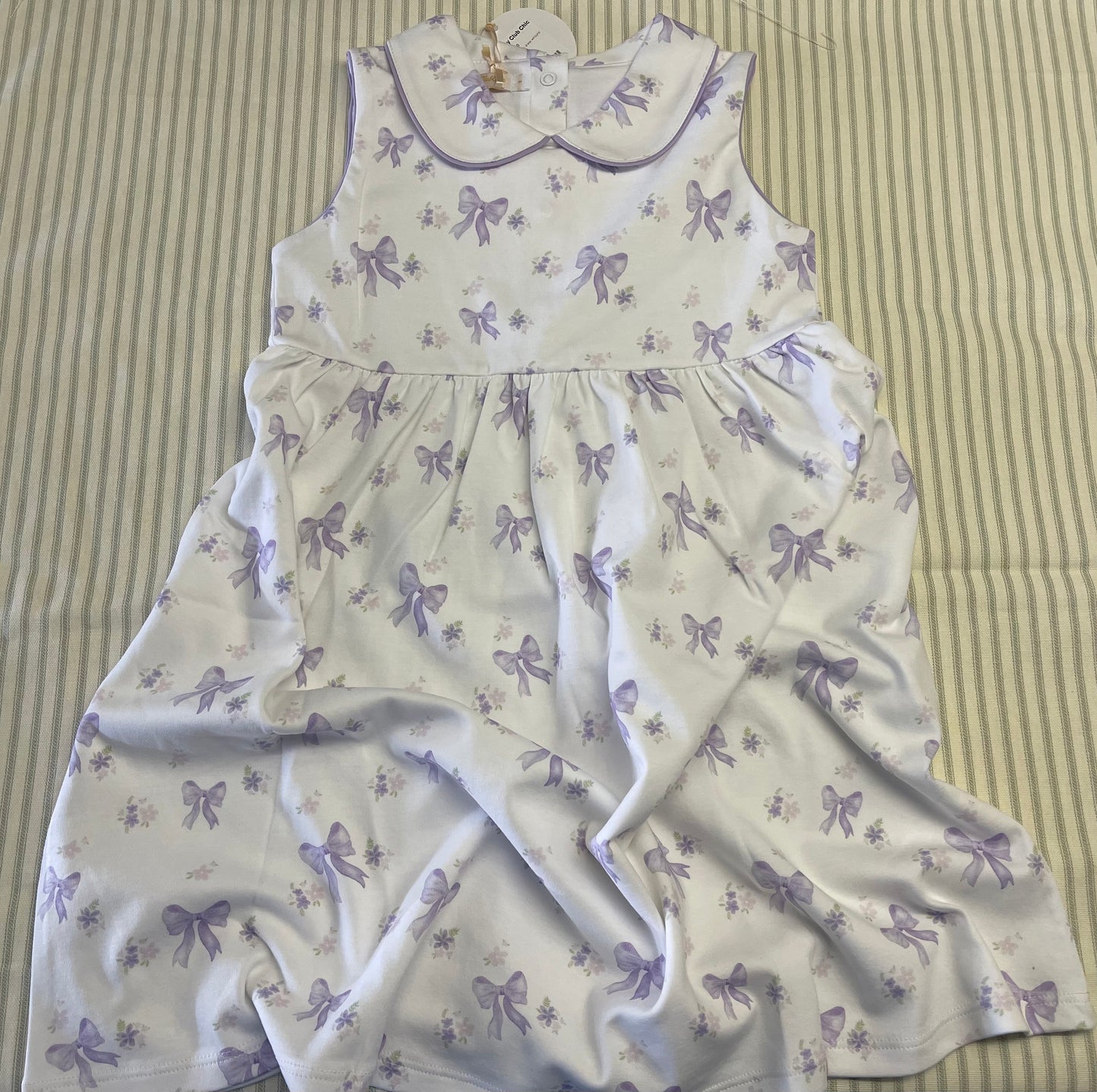 Baby Club Chic Lavender dress with ruffle