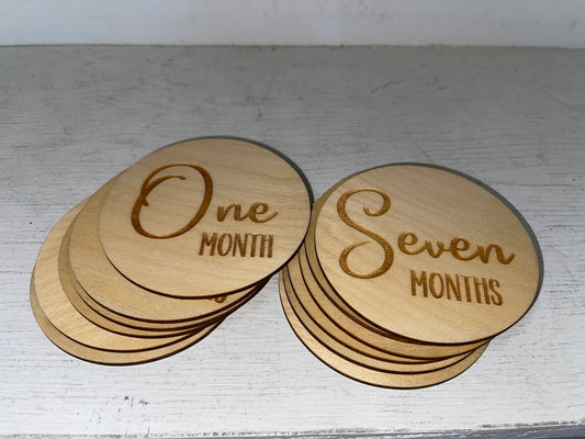 Monthly Milestone Markers- McGough Twins