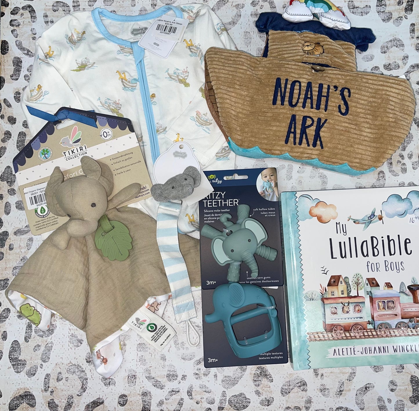 Noah's Ark Items, LullaBible, & Elephant Items- Stough Baby