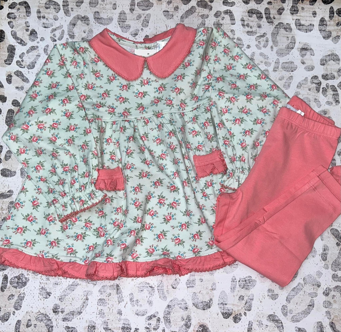 Rosy Girl's Leggings Set