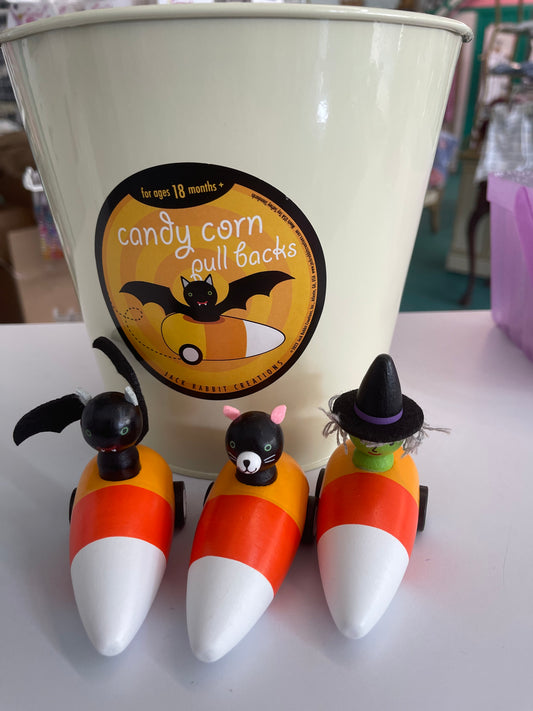 Jack Rabbit Creations Pull Back Candy Corn Cars