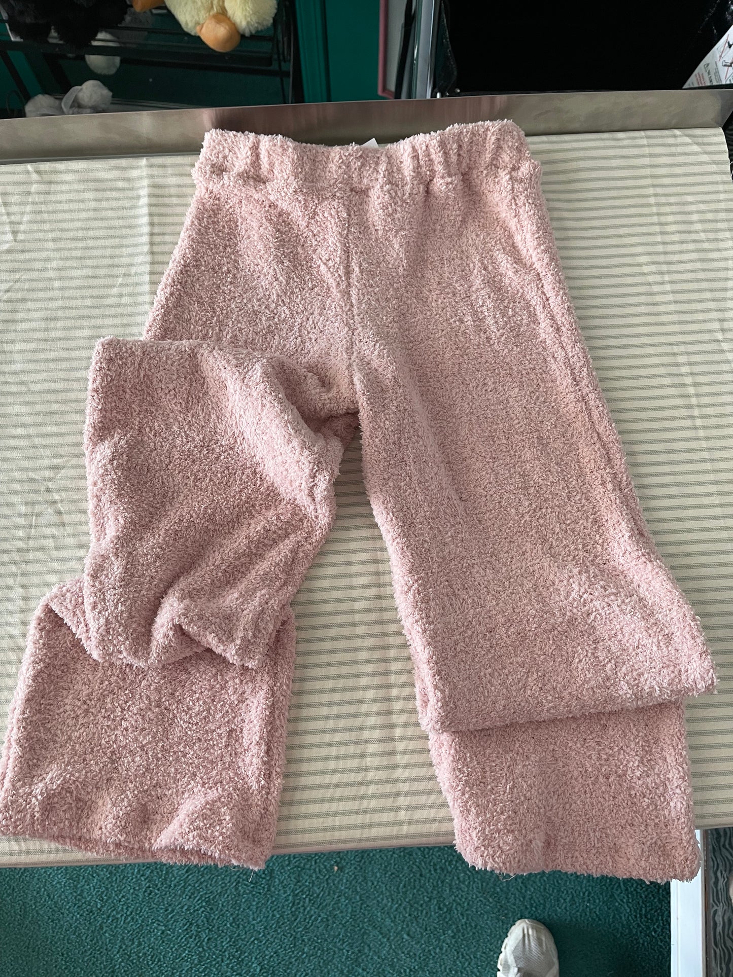 Area Code 407 Blush Cozy Flare Pant