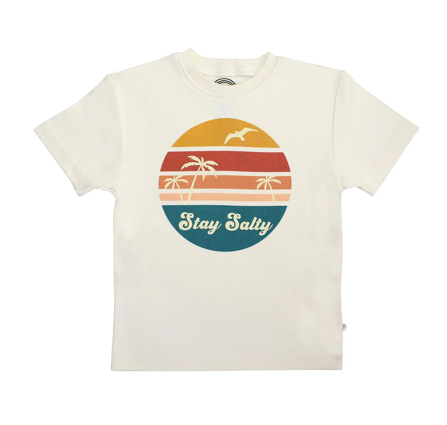 Emerson & Friends Stay Salty Cotton Short Sleeve Shirt