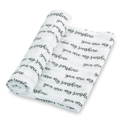 Lolly Banks You Are My Sunshine Cotton Muslin Swaddle Blanket