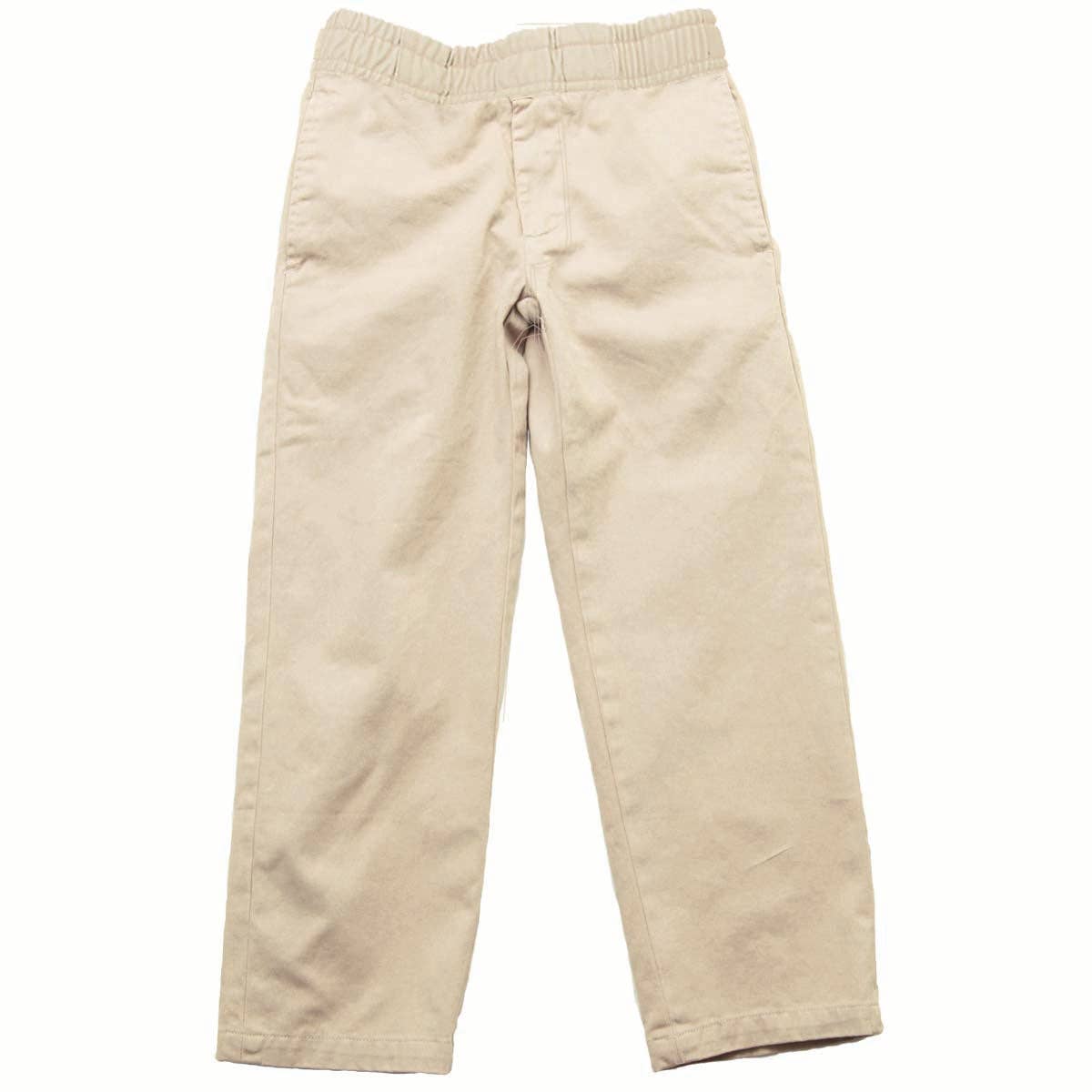 Jack Thomas Boys Elastic Waist Twill Pant