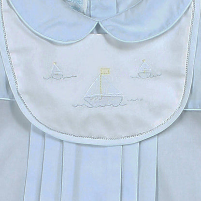 Romper with Sailboat Embroidery