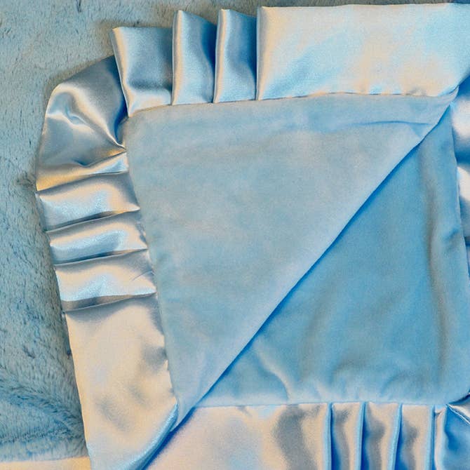 Satin Trim Baby Blanket