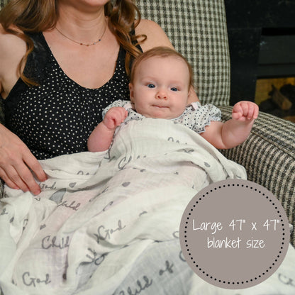 Child of God Baby Blanket - McGough Twins