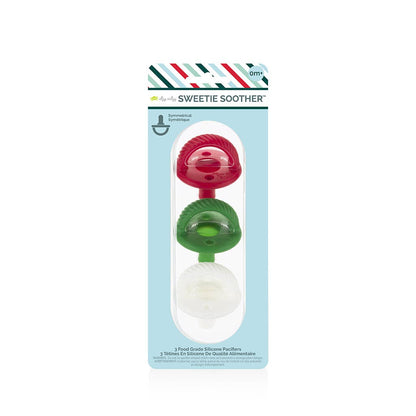 Sweetie Soother™ Cable Pacifier Set of 3 Holiday