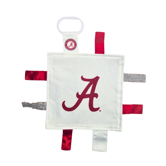 Alabama Crimson Tide Stroller Tag Toy Learning Lovey