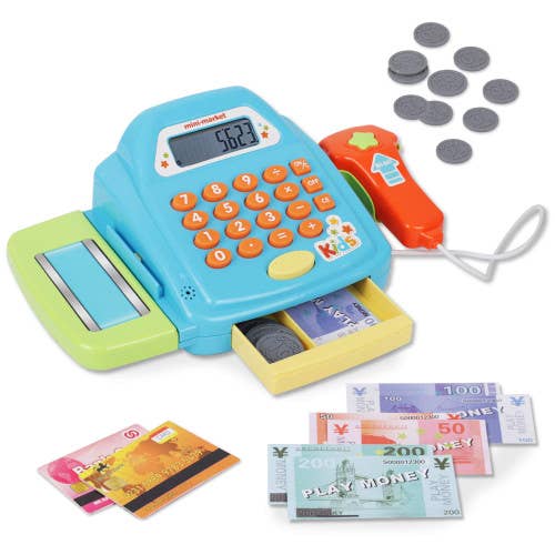 Playkidz Interactive Cash Register with Scanner & Conveyor