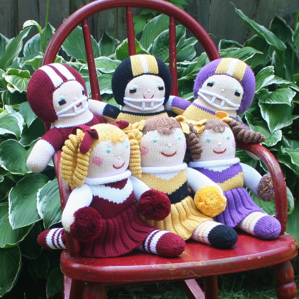 Football Player Knit Dolls - McGough Twins