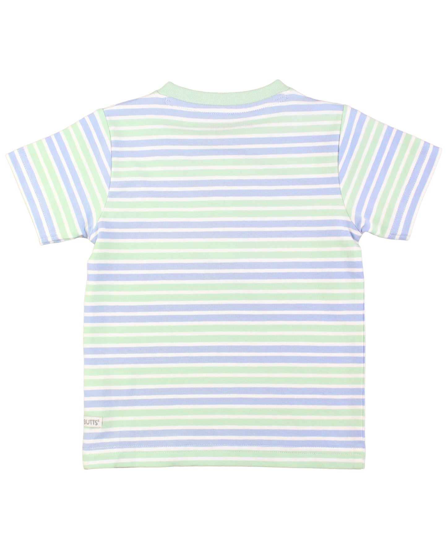 Surf Crew Stripe Short Sleeve Knit Henley