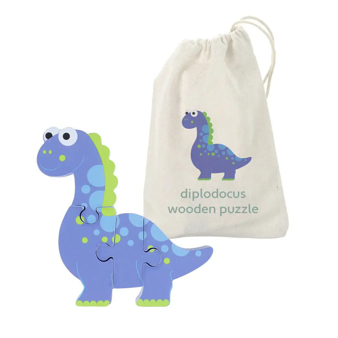 Diplodocus Wooden Puzzle