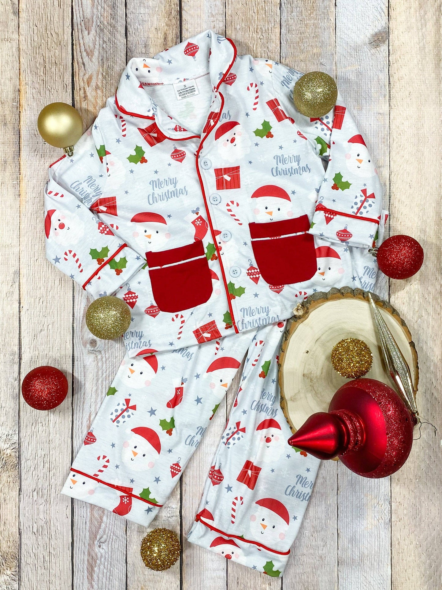 Jolly Snowmen Boy's PJs