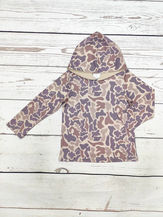 Baby Boys Camouflage Hoodie