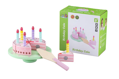 Birthday Cake wooden slicing game