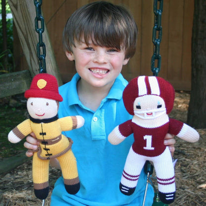 Football Player Knit Dolls - McGough Twins