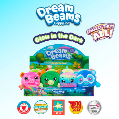 Dream Beams 12pcs assortment of soft Glow in the Dark Plush