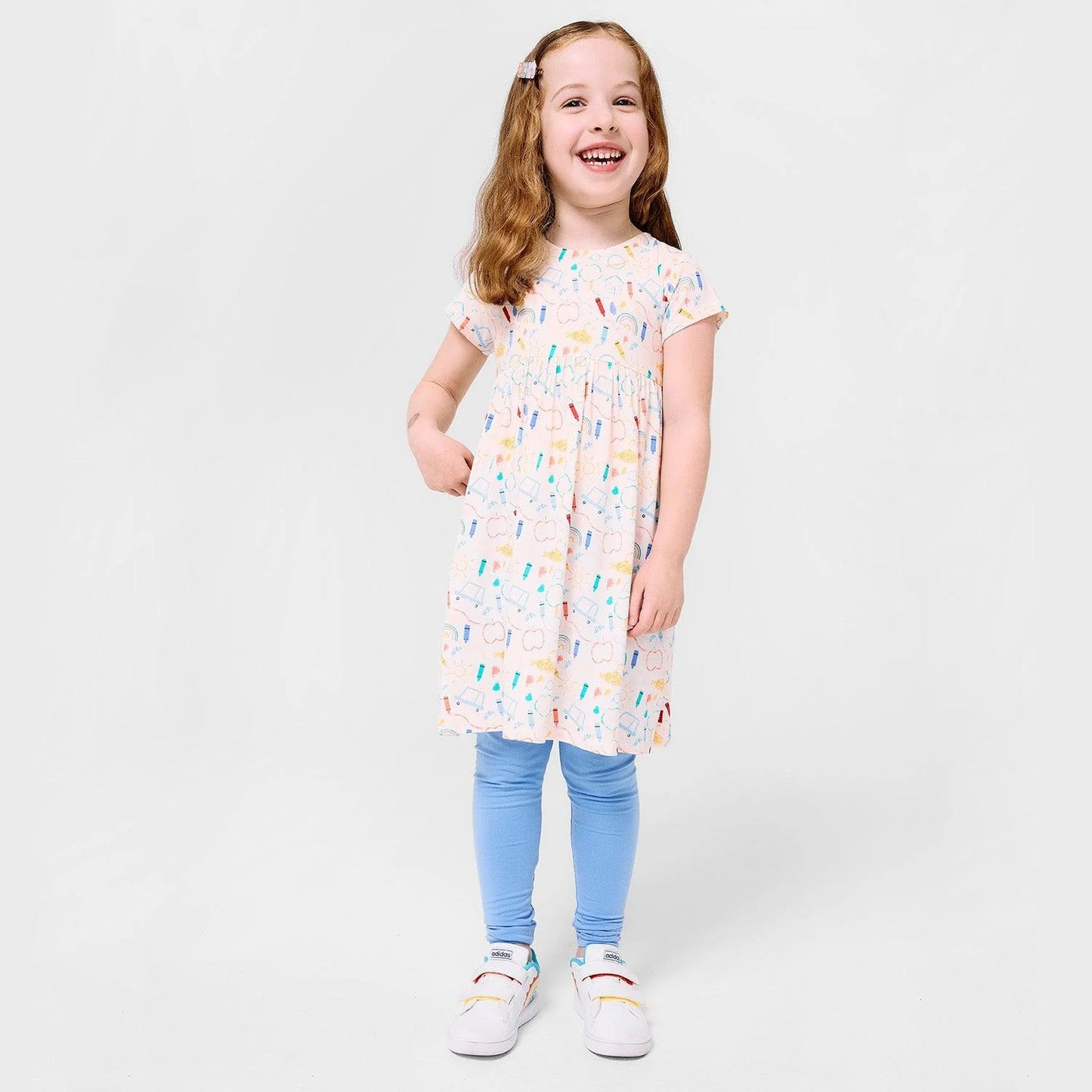 Magnetic Me doodle pop modal magnetic easy peasy dress + legging set