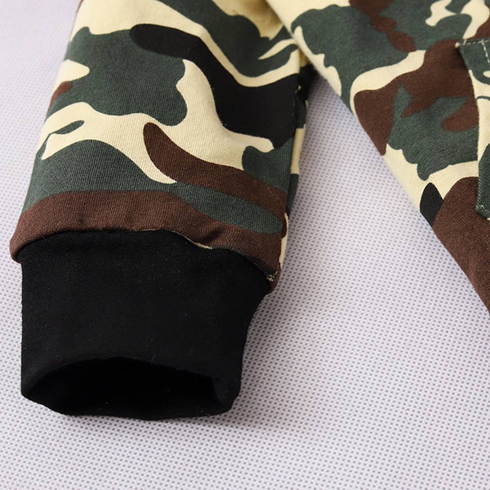 Camouflage Baby Hooded Jacket and Pants