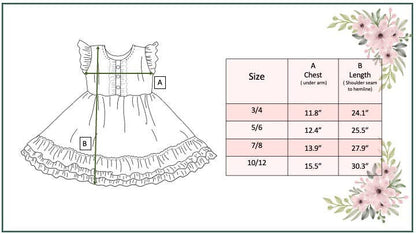 Adorable Sweetness Kids Teal Floral Lace Ruffle Button Spring Easter Dress