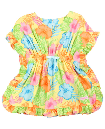 Ruffle Butts Happy Hula Ruffle Trim Cover-Up